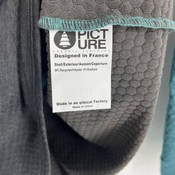 Picture Organic Clothing Sweatshirt Size Medium Womens Blue Pullover Turtleneck - Picture 7 of 11